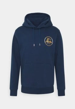 Quiksilver MIRROR LOGO - Sweat à Capuche - Insignia Blue