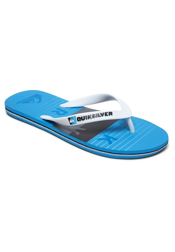 Quiksilver MOLOKAI WORD BLOCK - SANDALEN FÜR MÄNNER AQYL100986 - Tongs - White/grey/blue 6 Quiksilver MOLOKAI WORD BLOCK - SANDALEN FÜR MÄNNER AQYL100986 - Tongs - White/grey/blue – Image 4
