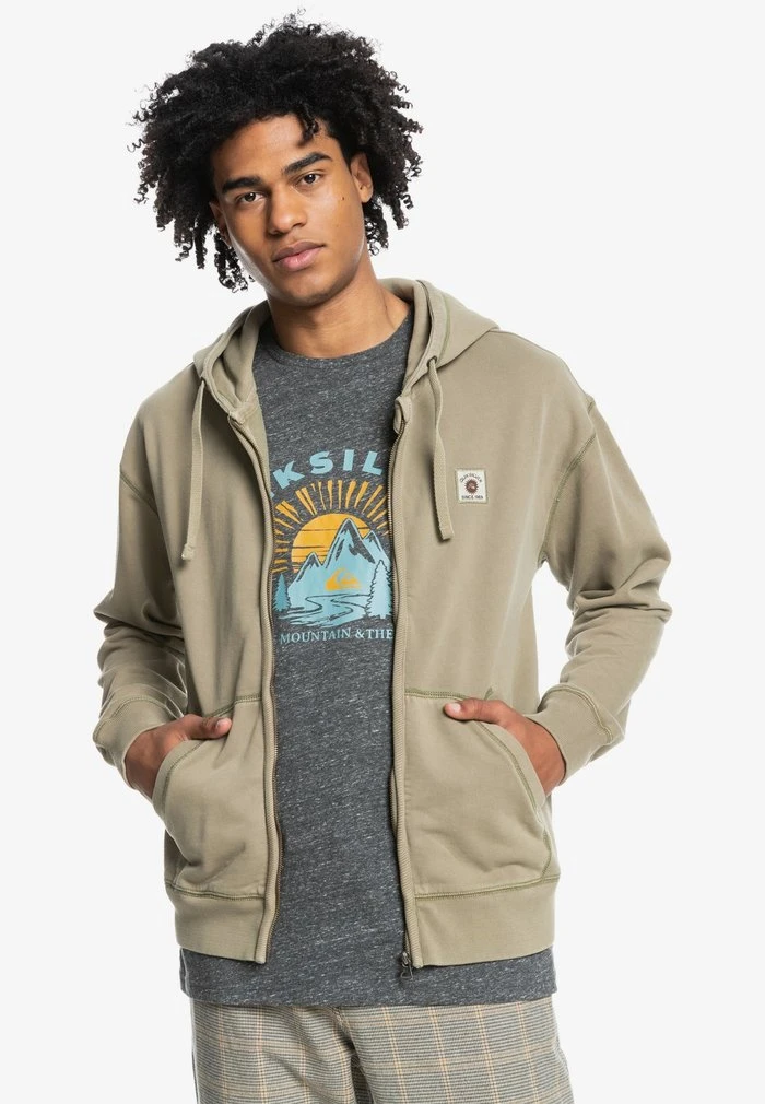 TRIP AWAY - Sweat à capuche zippé - fallen rock Quiksilver TRIP AWAY - Sweat à Capuche Zippé - Fallen Rock -Quiksilver Soldes 371af568bb804fc5a7280ba8d706484c