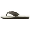 Quiksilver CARVER - Tongs - Grey/white/grey -Quiksilver Soldes 372368fbc80e40fc8b660d2992a3657d