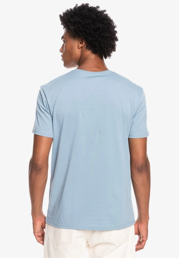 FEEDING LINE MANCHES COURTES - T-shirt imprimé - faded denim Quiksilver FEEDING LINE MANCHES COURTES - T-shirt Imprimé - Faded Denim -Quiksilver Soldes 37d78b1d58cf4dcab1fbce6877fccfbd