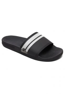 Quiksilver RIVI SLIDE - Sandales De Bain - Black/white 9 Quiksilver RIVI SLIDE - Sandales De Bain - Black/white -Quiksilver Soldes 37de1a2d67c8492fad9e4c2670715389