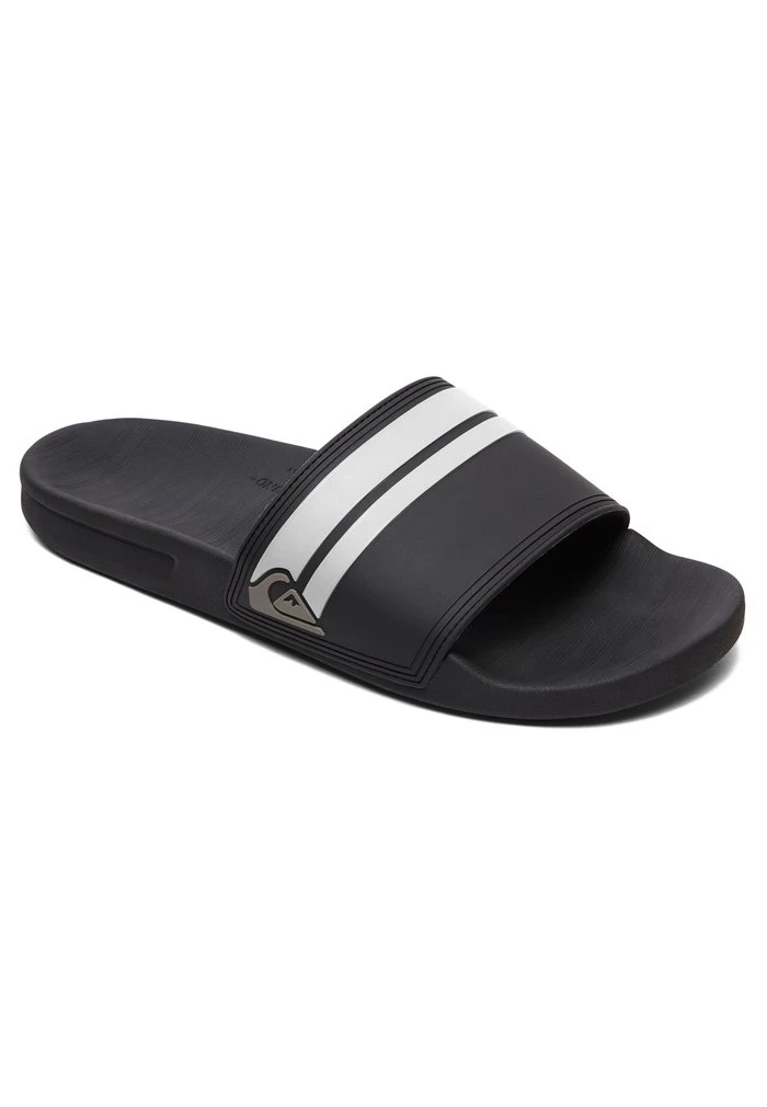 Quiksilver RIVI SLIDE - Sandales De Bain - Black/white 6 Quiksilver RIVI SLIDE - Sandales De Bain - Black/white – Image 4