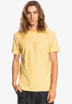 Quiksilver KENTIN MANCHES COURTES POUR EQYKT - T-shirt Imprimé - Yellow