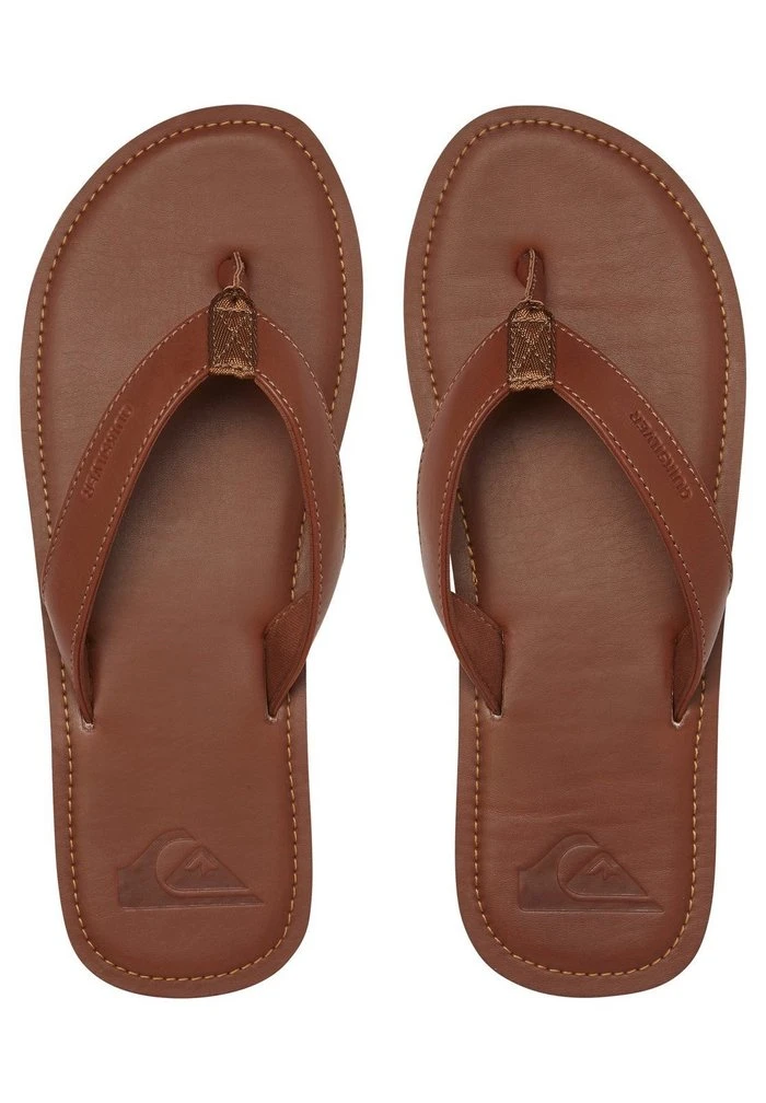 Quiksilver Chaussons - Tan - Solid 3 Quiksilver Chaussons - Tan - Solid