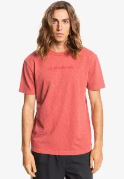 Quiksilver NATURAL DYE -MANCHES COURTES POUR EQY - T-shirt Imprimé - Burnt Ochre
