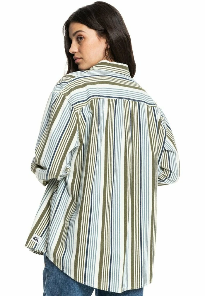 Chemisier - surfing retreat stripe flclove Quiksilver Chemisier - Surfing Retreat Stripe Flclove -Quiksilver Soldes 389056f76f5b4175a81ef12c570ee361