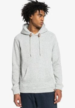 Quiksilver KELLER - Sweat à Capuche - Light Grey Heather