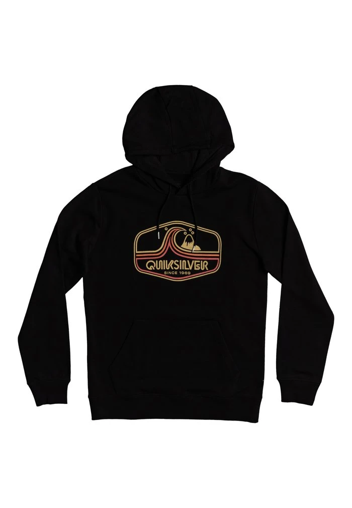 Quiksilver HIGHWAY VAGABOND - Sweat à Capuche - Black 6 Quiksilver HIGHWAY VAGABOND - Sweat à Capuche - Black – Image 4