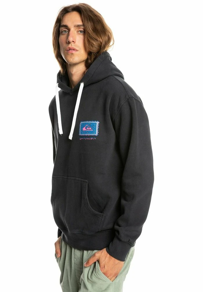 NEON SLAB HOOD - Sweat à capuche - tarmac Quiksilver NEON SLAB HOOD - Sweat à Capuche - Tarmac -Quiksilver Soldes 3a14e8b8561645c8aac55b8040941b78