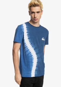 Quiksilver T-shirt Imprimé - Blue Indigo