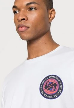 Quiksilver CIRCLE GAME - T-shirt Imprimé - White -Quiksilver Soldes 3ada1f52aa6a47fda7844928aa8600ca