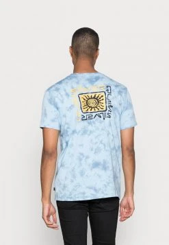 Quiksilver SLOW DIVE - T-shirt Imprimé - Faded Denim -Quiksilver Soldes 3b3f08b8dec74614a2c046422d73da9a
