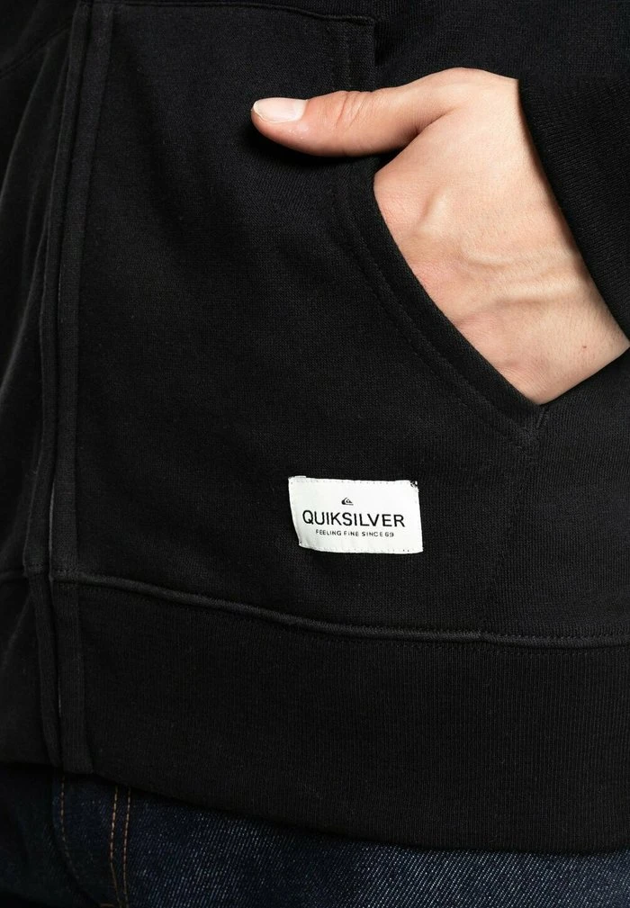 Quiksilver MIT REISSVERSCHLUSS FÜR MÄN - Sweat à Capuche Zippé - Black 5 Quiksilver MIT REISSVERSCHLUSS FÜR MÄN - Sweat à Capuche Zippé - Black – Image 3