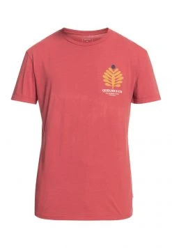 Quiksilver PROMOTE THE STOKE - T-shirt Imprimé - Burnt Ochre -Quiksilver Soldes 3de73ec6dd864c04ba7c2a2421050b04