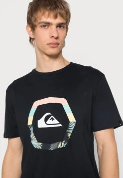 Quiksilver UP RISE - T-shirt Imprimé - Black 11 Quiksilver UP RISE - T-shirt Imprimé - Black -Quiksilver Soldes 3e61e05cd974493bbee42f843c193123