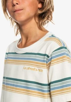 Quiksilver COREKY - T-shirt Imprimé - Antique White Coreky -Quiksilver Soldes 3e7fa007313c47f6a3984973ae63596d