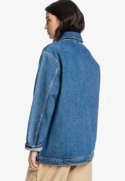 Quiksilver Veste En Jean - Medium Blue -Quiksilver Soldes 3eb1844543e04db4ac1f0cbd5887648c