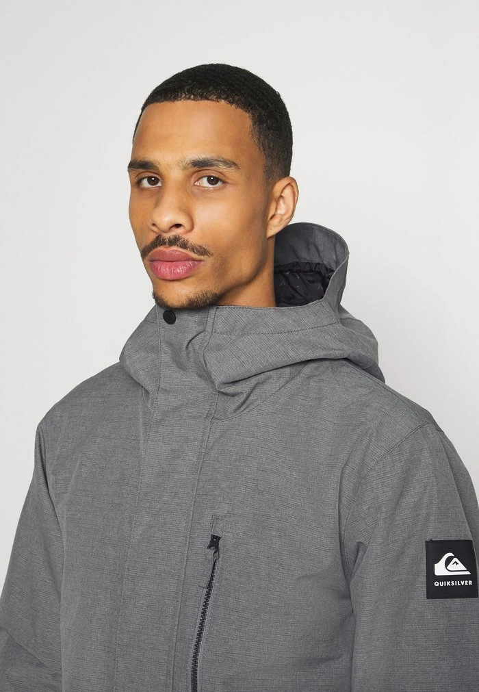 Quiksilver MISSION SOLID - Veste De Snowboard - Heather Grey 6 Quiksilver MISSION SOLID - Veste De Snowboard - Heather Grey – Image 4