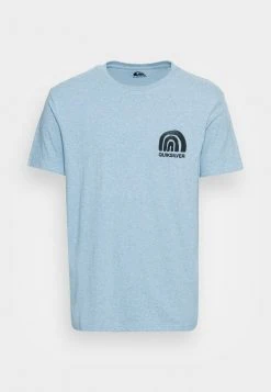 Quiksilver QUIKS GROOVE - T-shirt Imprimé - Faded Denim Heather 10 Quiksilver QUIKS GROOVE - T-shirt Imprimé - Faded Denim Heather -Quiksilver Soldes 406150315a1a4e84ba1d35cd75e595fc