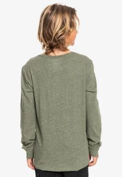 Quiksilver NEW SLANG - T-shirt à Manches Longues - Green -Quiksilver Soldes 4086f48f0af34e66b7fb5962623a7f2e