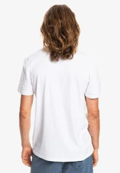 Quiksilver UP RISE - T-shirt Imprimé - White -Quiksilver Soldes 411701ea19a5427db5ede8878b0af22d