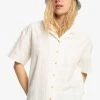 Quiksilver Chemisier - Antique White 1 Quiksilver Chemisier - Antique White -Quiksilver Soldes 41b815c2e58b4fec972b243ba98964f7