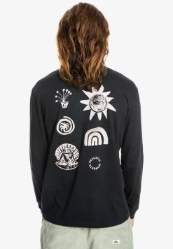Quiksilver T-shirt à Manches Longues - Black -Quiksilver Soldes 441b36837ba7459b87f5fba3d2b7db88