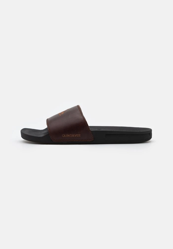 Quiksilver RIVI SLIDE - Mules - Brown/black 3 Quiksilver RIVI SLIDE - Mules - Brown/black
