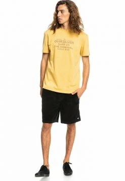 Quiksilver FEEDING LINE MANCHES COURTES - T-shirt Imprimé - Rattan -Quiksilver Soldes 4566923285704676ac45a555ac9d6e1e