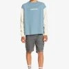 Quiksilver T-shirt à Manches Longues - Faded Denim 1 Quiksilver T-shirt à Manches Longues - Faded Denim -Quiksilver Soldes 45886e392dbb4bdd879243979b6705b3