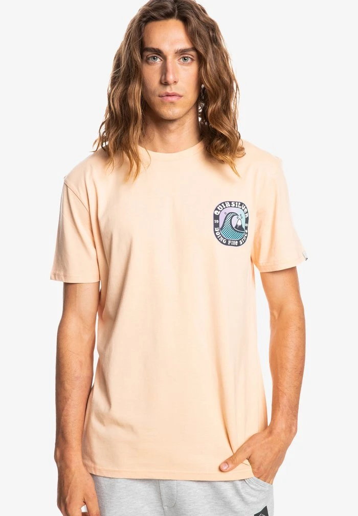 ANOTHER STORY - T-shirt imprimé - almond cream Quiksilver ANOTHER STORY - T-shirt Imprimé - Almond Cream -Quiksilver Soldes 46694ec518b14e1ab6b8ffc2700da465