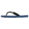 Quiksilver MOLOKAI - Tongs - Black/blue -Quiksilver Soldes 469f71cb7d994090adb2c67697fd899f