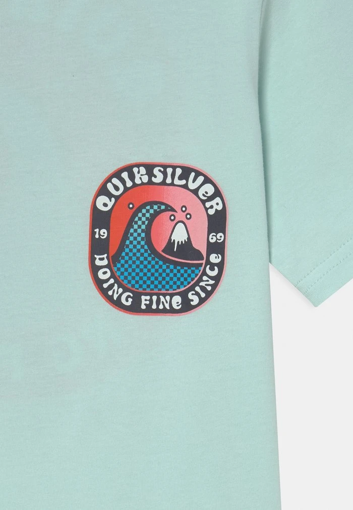 Quiksilver ANOTHER STORY - T-shirt Imprimé - Blue Glass 5 Quiksilver ANOTHER STORY - T-shirt Imprimé - Blue Glass – Image 3