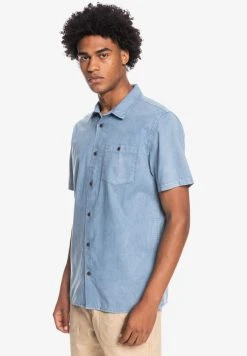 Quiksilver BOLAM KURZÄRMLIGES - Chemise - Faded Denim -Quiksilver Soldes 48a6e73e897f40dc86526bbba3e33004
