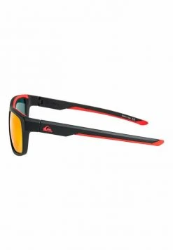 Quiksilver BLENDER - Lunettes De Soleil - Matt Black/ml Red -Quiksilver Soldes 48ad061b1218433aae23423691067c8b
