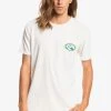Quiksilver T-shirt Imprimé - Antique White -Quiksilver Soldes 493853dd32244bed93b214aa150c49e7