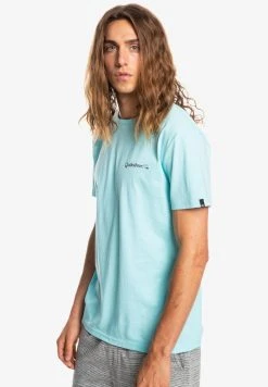 Quiksilver RESIN TINT - T-shirt Imprimé - Blue 5 Quiksilver RESIN TINT - T-shirt Imprimé - Blue -Quiksilver Soldes 4a0a365c968645dab7f0aed751009e9b