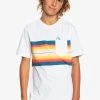 Quiksilver T-shirt Imprimé - White -Quiksilver Soldes 4a346140356e4518b2ac0674b7d64536