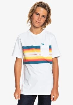 Quiksilver T-shirt Imprimé - White