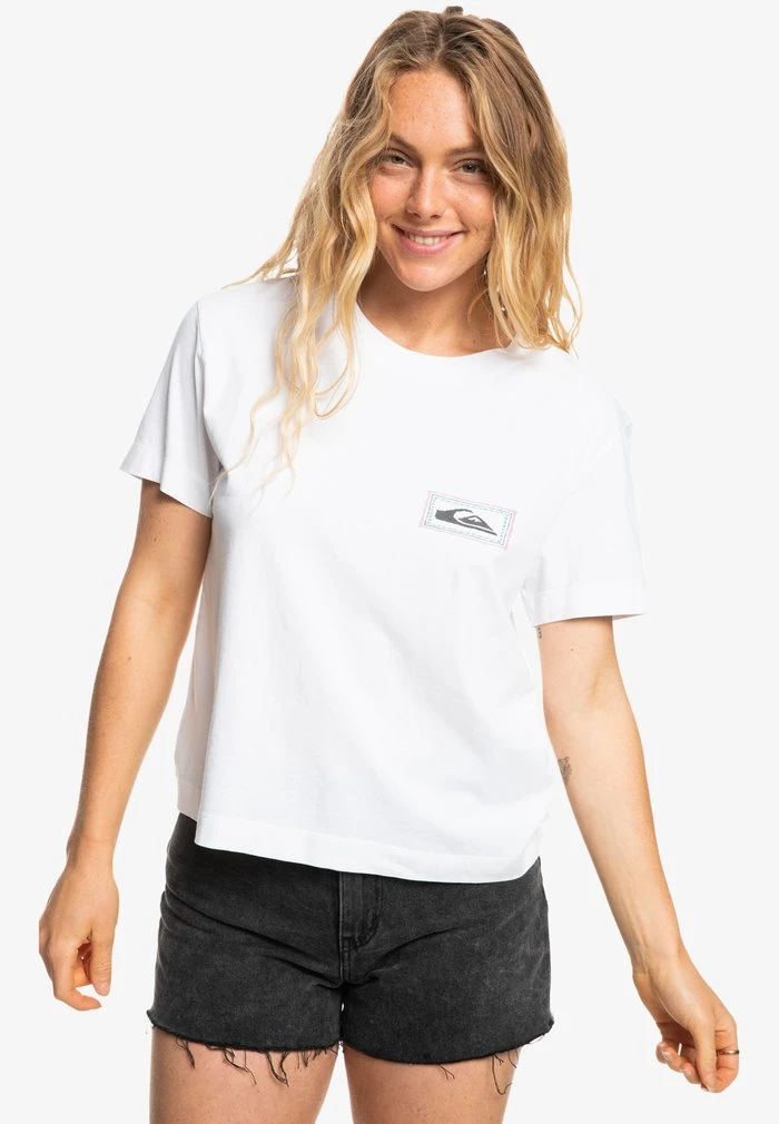 Quiksilver T-shirt Imprimé - White 3 Quiksilver T-shirt Imprimé - White