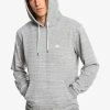 Quiksilver BAY RISE EQYFT - Sweat à Capuche - Sleet Slub Feeder