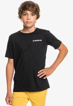 Quiksilver RIDE ON - T-shirt Imprimé - Black