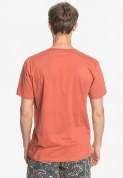 Quiksilver COMPLOGOSS - T-shirt Imprimé - Redwood -Quiksilver Soldes 4c99e17015924f4c8b9e5e67f3c0ad64