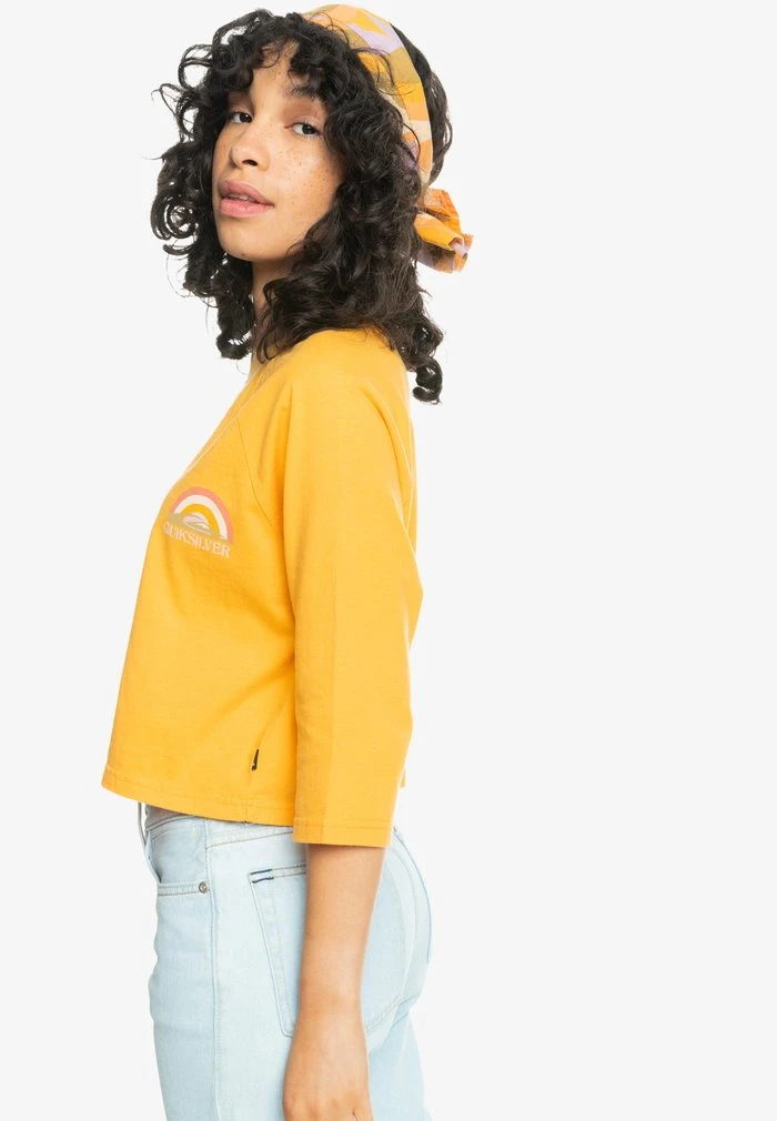 T-shirt imprimé - saffron Quiksilver T-shirt Imprimé - Saffron -Quiksilver Soldes 4d114697c953446e851d912c674cc804