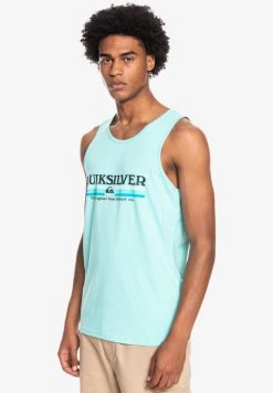 Quiksilver LINED UP - Débardeur - Blue -Quiksilver Soldes 4d1322aa9fc84a30b21092ad9fd6172f