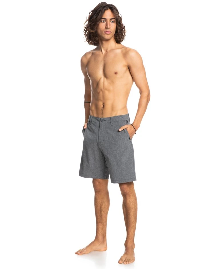 Quiksilver UNION HEATHER AMPHIBIEN - Short De Sport - Black 3 Quiksilver UNION HEATHER AMPHIBIEN - Short De Sport - Black