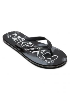 Quiksilver MOLOKAI ACID DROP - Tongs - Black -Quiksilver Soldes 4e1841744d9c469493adf0a0000ac045