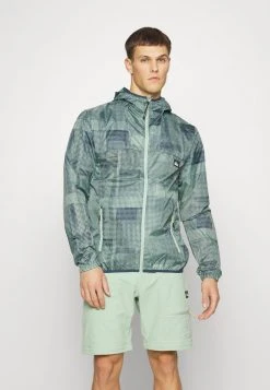 Quiksilver SUM IT - Veste Imperméable - Frosty Green Grids