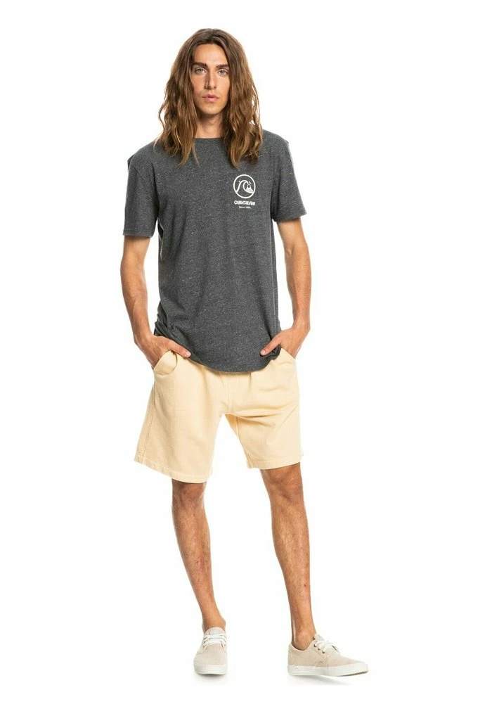 Quiksilver GONE WORDS MANCHES COURTES - T-shirt Basique - Charcoal Heather 5 Quiksilver GONE WORDS MANCHES COURTES - T-shirt Basique - Charcoal Heather – Image 3